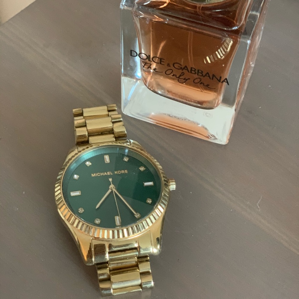 Michael Kors Emerald Green & Diamond Ladies Watch
